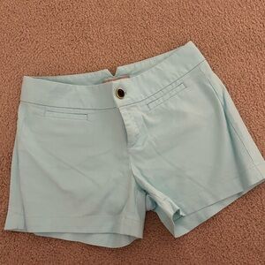 Banana Republic Factory High Waist Blue Shorts